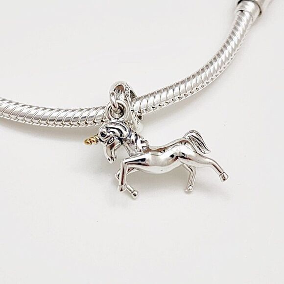Pandora Unicorn Dangle Charm - Picture 3 of 4